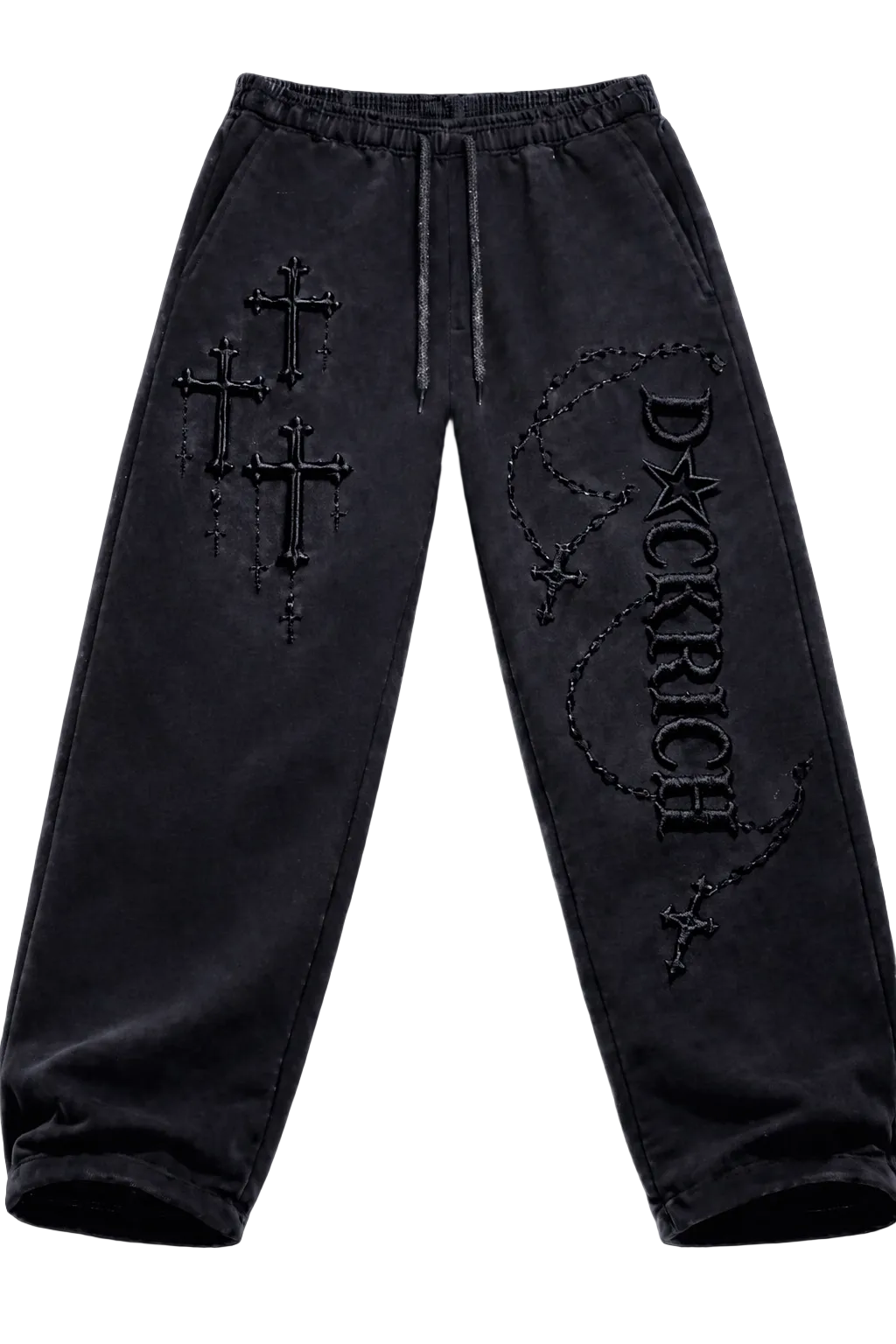 DICKRICH Black Heavyweight Sweatpants