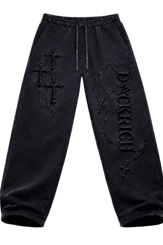 DICKRICH Black Heavyweight Sweatpants