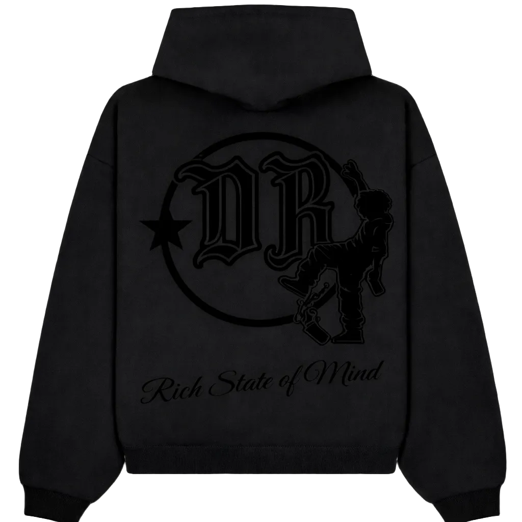 DICKRICH “Rich State of Mind” Hoodie – Black